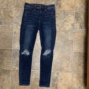 American Eagle super hi rise jegging
